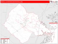 Hinesville Metro Area Wall Map