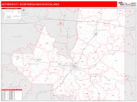 Jefferson City Metro Area Wall Map