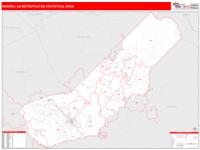 Madera Metro Area Wall Map