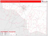 Morgantown Metro Area Wall Map