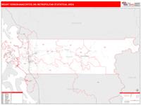 Mount Vernon-Anacortes Metro Area Wall Map