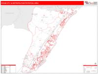 Ocean City Metro Area Wall Map