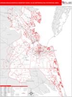 Greater San Diego Metro Area Wall Map