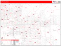 East Valley Metro Area Wall Map