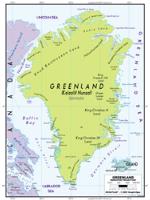 Greenland Political Wall Map