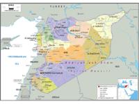 Syria Political Map