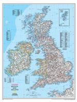 British Isles Political Wall Map