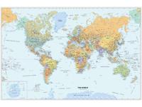 Classic World Wall Map