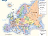 Europe Political Wall Map