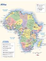 Africa Political Wall Map