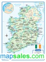Ireland Wall Map