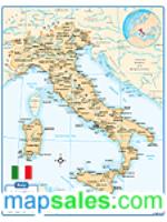 Italy Wall Map