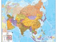 Asia Political Wall Map