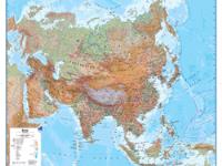 Asia Physical Wall Map