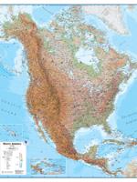 North America Physical Wall Map