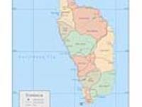 Dominica Wall Map