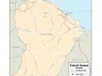 French Guiana Wall Map