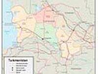 Turkmenistan Wall Map