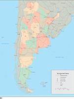 Argentina Wall Map
