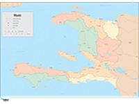 Haiti Wall Map