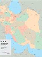 Iran Wall Map