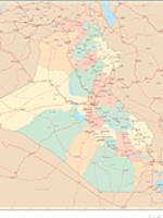 Iraq Wall Map
