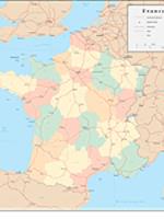 France Wall Map