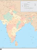 India Wall Map