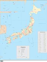 Japan Wall Map