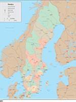 Sweden Wall Map