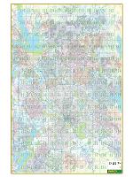 Dallas, TX Wall Map
