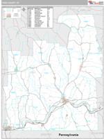 Tioga County, NY Wall Map