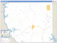 Coosa County, AL Wall Map Zip Code