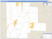Fayette County, AL Wall Map Zip Code