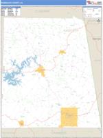 Randolph County, AL Wall Map Zip Code