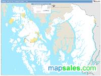 Prince of Wales-Hyder County, AK Wall Map