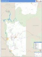 Mohave County, AZ Wall Map Zip Code