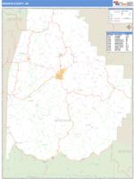 Madison County, AR Wall Map Zip Code