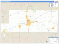 St. Francis County, AR Wall Map Zip Code