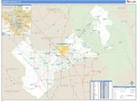 Fresno County, CA Wall Map
