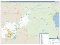 Placer County, CA Wall Map Zip Code