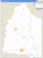 Gilchrist County, FL Wall Map Zip Code