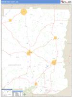 Meriwether County, GA Wall Map Zip Code