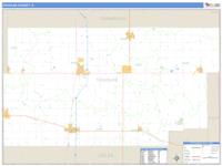 Douglas County, IL Wall Map Zip Code