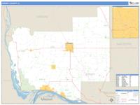 Jersey County, IL Wall Map Zip Code