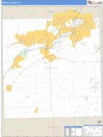 Kendall County, IL Wall Map Zip Code