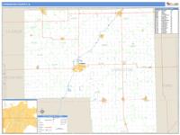 Livingston County, IL Wall Map