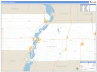 Marshall County, IL Wall Map Zip Code