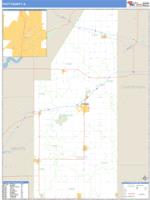 Piatt County, IL Wall Map Zip Code