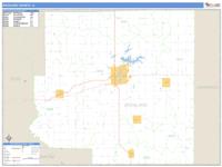 Richland County, IL Wall Map Zip Code